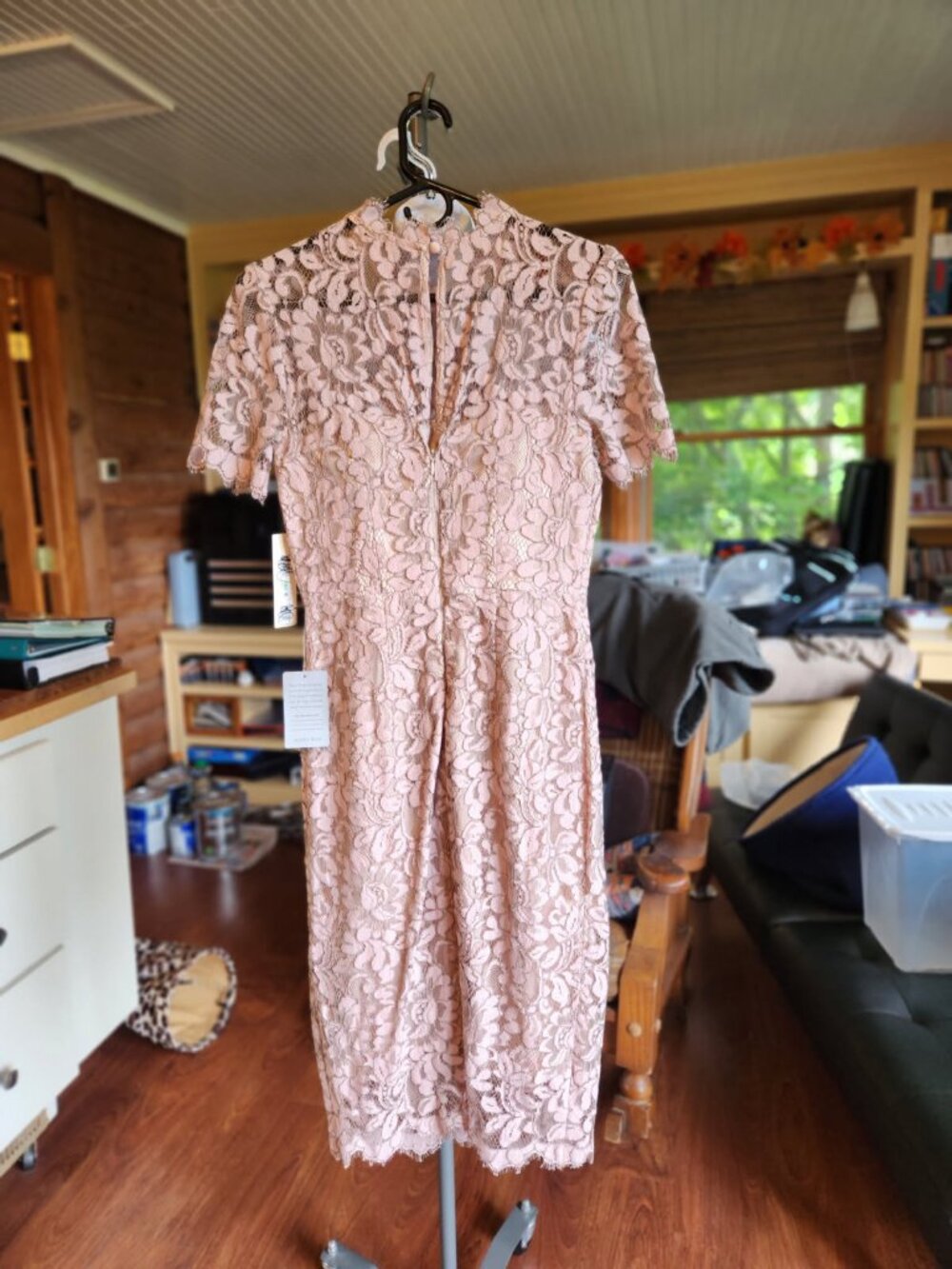 Brand new, with tags, Eliza J dress, size 8, peach color
